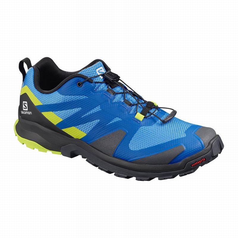 Chaussures De Trail Running Salomon Homme Bleu / Noir - Salomon XA ROGG - France (0192-YMLSX)